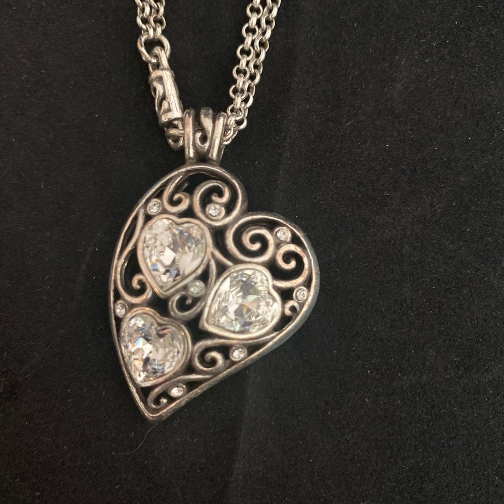 Brighton heart necklace and bracelet set